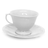 Xícara de Chá com Pires Pomerode Alto Relevo -114/0000 - Schmidt