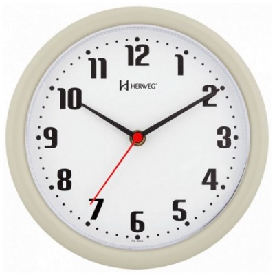Relógio de Parede Cinza - 6102-24 - Herweg