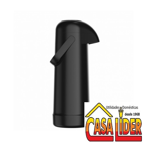 Garrafa Trmica de Mesa Magic Pump Collection 1 Litro Lisa Preta - 54814 - Termolar